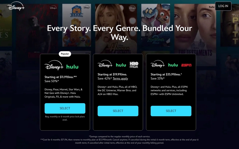 Disney+ Türkiye ana sayfa